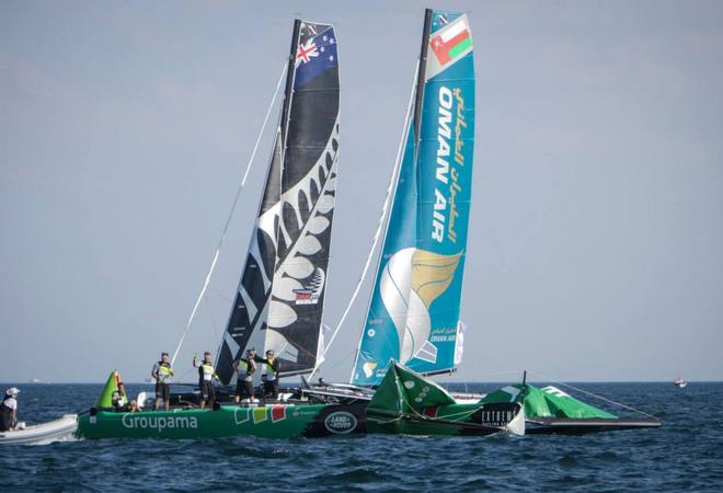  - Day 1, Act 5 of the Extreme Sailing Series in Istanbul, Turkey, Russia © Hamish Hooper/Emirates Team NZ http://www.etnzblog.com