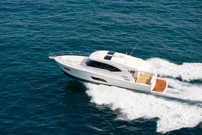 Riviera has sold up to hull number 12 in the 515 model since her world premiere at the Riviera Festival of Boating in May and the company looks forward to her US premiere. © Riviera . http://www.riviera.com.au