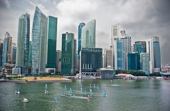The NeilPryde Racing Series in 2011 Singapore. - Extreme Sailing Series © Lloyd Images