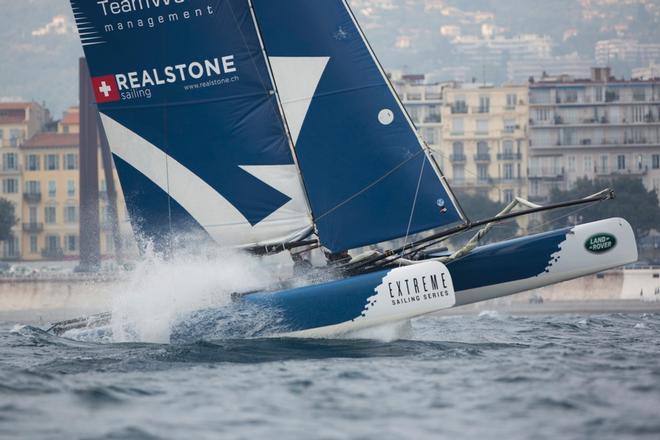 Realteam in Nice, Act seven 2013. © Lloyd Images/Extreme Sailing Series