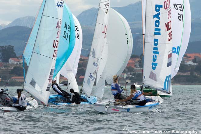 2014 ISAF Sailing World Championships, Santander - 470 Women's medal race © Thom Touw http://www.thomtouw.com