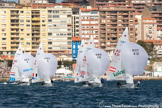 2014 ISAF Sailing World Championships, Santander - 470 Women's medal race © Thom Touw http://www.thomtouw.com