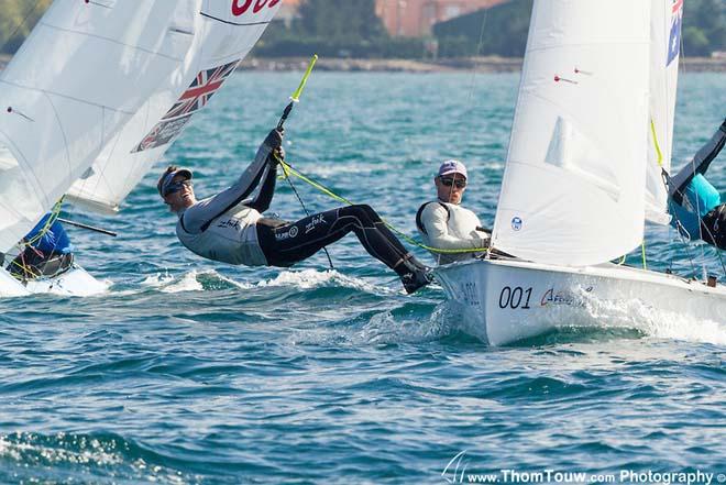 2014 ISAF Sailing World Championships, Santander - Mat Belcher and Will Ryan, 470 Men's medal race © Thom Touw http://www.thomtouw.com