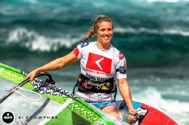  Ingrid Laorouche, 2014 AWT Women's Champion! AWT Severne Starboard Aloha Classic 2014.   © Si Crowther / AWT http://americanwindsurfingtour.com/