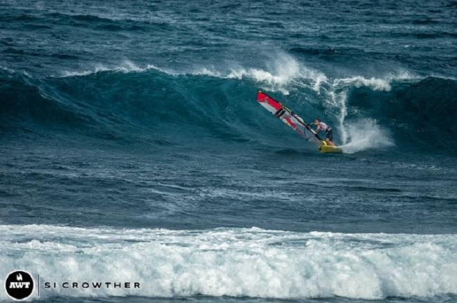 Sean Aiken. AWT Severne Starboard Aloha Classic 2014.   © Si Crowther / AWT http://americanwindsurfingtour.com/
