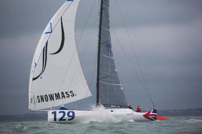 Ned Collier Wakefield's new Class40, Concise 8 - Sevenstar Round Britain and Ireland Race 2014 © Lloyd Images