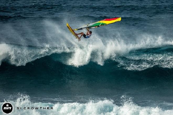 Harley Stone. AWT Severne Starboard Aloha Classic 2014.   © Si Crowther / AWT http://americanwindsurfingtour.com/