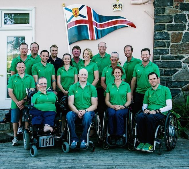Australian Sailing Paralympic Class Team in Halifax Marina - IFDS Worlds 2014 © Australian Sailing