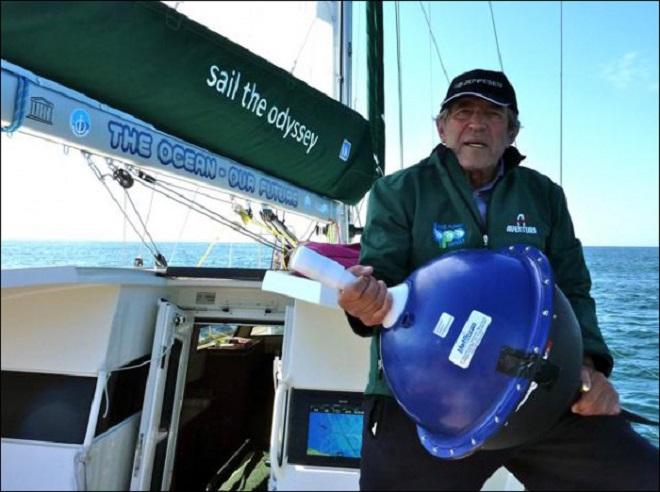 BPO science buoy - Blue Planet Odyssey © Cornell Sailing Events