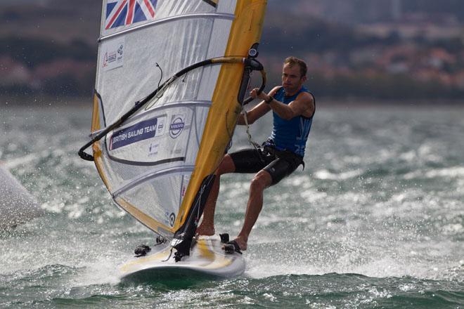 2014 ISAF Sailing World Championships, Santander - Nick Dempsey, RS:X Men © Ocean Images/British Sailing Team