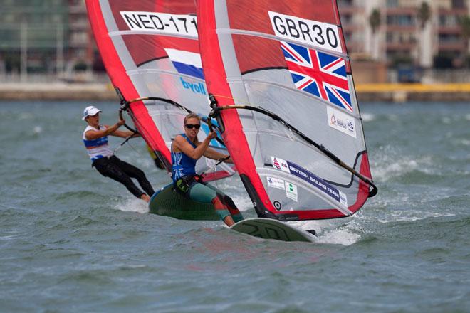 2014 ISAF Sailing World Championships, Santander - Izzy Hamilton, RS:X Women © Ocean Images/British Sailing Team