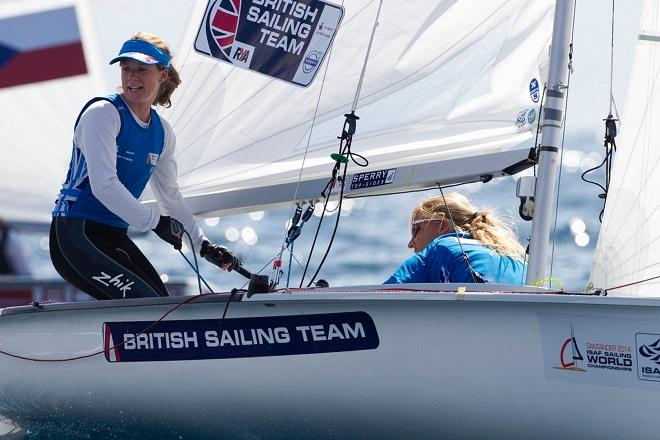 Hannah Mills - Saskia Clark, 470 Women - ISAF Sailing World Championships Santander 2014 © Ocean Images/British Sailing Team
