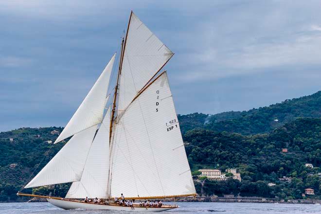 HISPANIA, Sail n: ESP1, Owner: Fundacion Isla Ebusitana, Boat Type: 15 Metre - Portofino Rolex Trophy 2014 Day 1 ©  Rolex / Carlo Borlenghi http://www.carloborlenghi.net