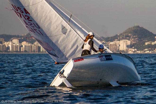 Annie Haeger (East Troy, Wisc.) and Briana Provancha (San Diego, Calif.), Women’s 470. © Will Ricketson / US Sailing Team http://home.ussailing.org/
