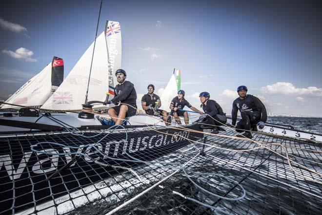 2014 Extreme Sailing Series, Act 6 - Onboard The Wave, Muscat © Lloyd Images/Extreme Sailing Series