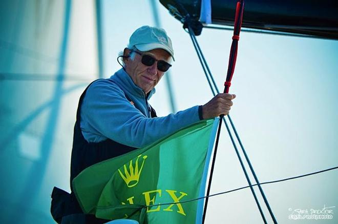 Popular German skipper Wolfgang Schaefer has rejoined the Farr 40 circuit after a health scare and steered Struntje Light to victory in Race three on Friday. - 2014 Rolex Big Boat Series © Sarah Proctor