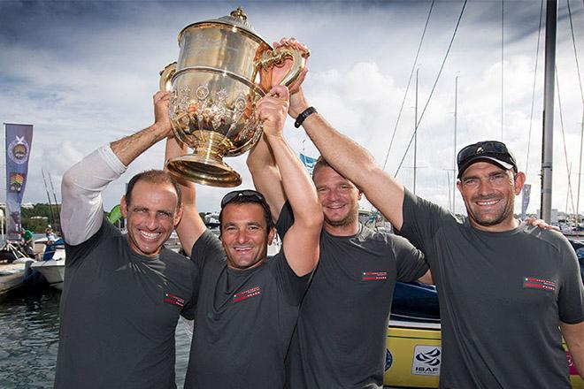 Francesco Bruni and his team winning the 2013 Argo Group Gold Cup © On Edition / AWMRT