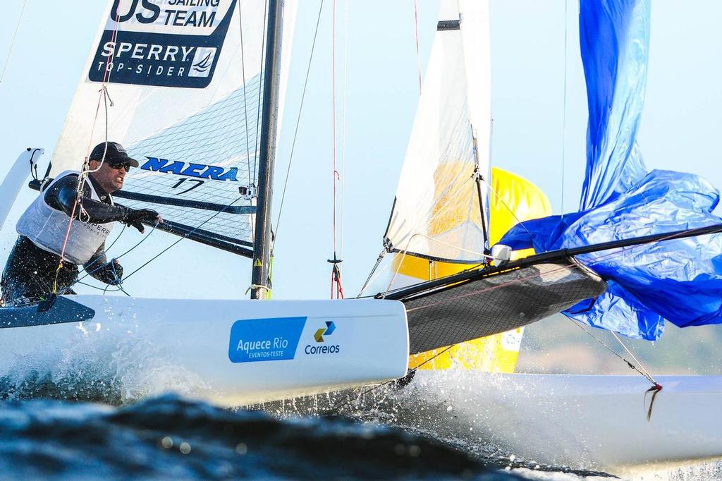 Nacra 17 - Day 5 - Aqueece Rio – International Sailing Regatta 2014 photo copyright ISAF  taken at  and featuring the  class