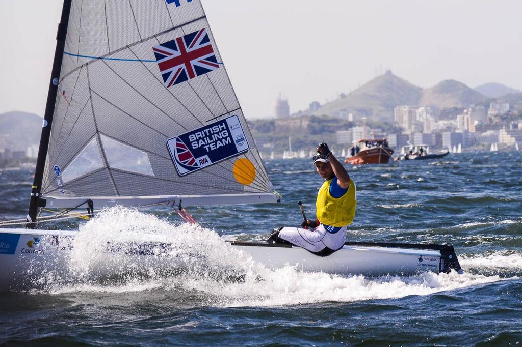 Giles Scott (GBR) Finn) - Day 7 - Aqueece Rio – International Sailing Regatta 2014 photo copyright ISAF  taken at  and featuring the  class