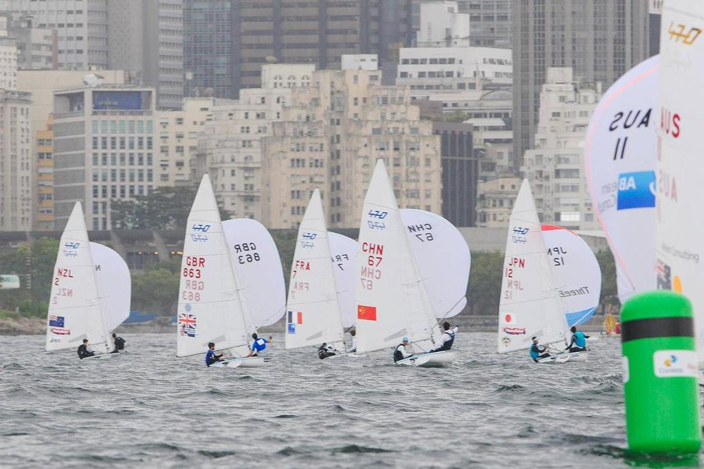 Mens 470 - Day 8 - Aqueece Rio – International Sailing Regatta 2014 photo copyright ISAF  taken at  and featuring the  class