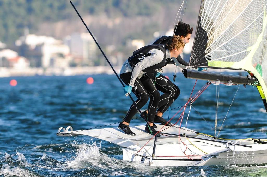 49er - Day 7 - Aqueece Rio – International Sailing Regatta 2014 photo copyright ISAF  taken at  and featuring the  class