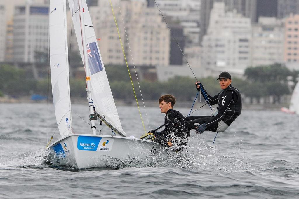 Paul Snow-Hansen and Dan Willcox - Day 8 - Aqueece Rio – International Sailing Regatta 2014 photo copyright ISAF  taken at  and featuring the  class