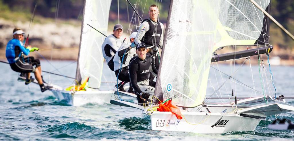 NZ49er - NZL Sailing Team - Day 4, ISAF Sailing World - Santander photo copyright Yachting NZ/Sailing Energy http://www.sailingenergy.com/ taken at  and featuring the  class