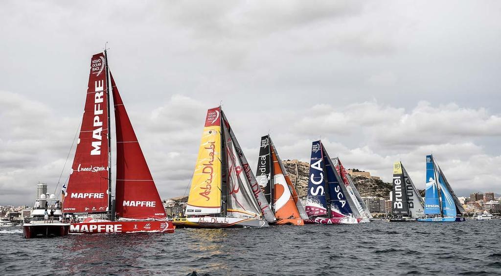 2014-15 Volvo Ocean Race start from Alicante photo copyright  David Ramos / Volvo Ocean Race taken at  and featuring the  class