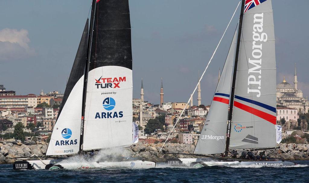 2014 Extreme Sailing Series, Act 6 - Team Turx and JP Morgan BAR © Lloyd Images/Extreme Sailing Series