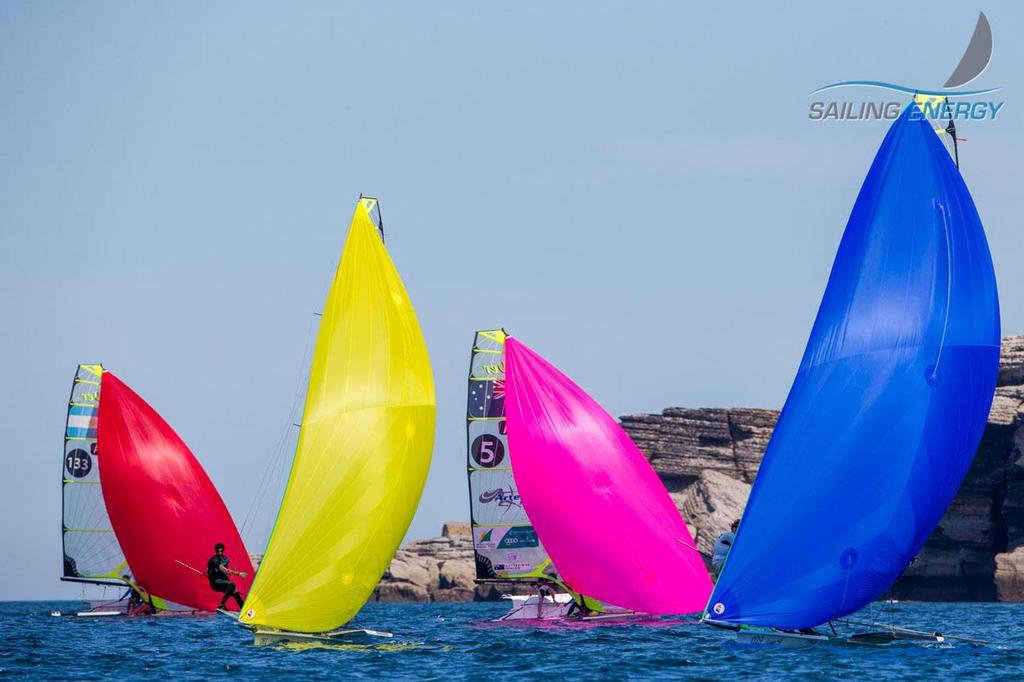 Santander 2014 ISAF Sailing World Championships, Day 4 - 49er fleet ©  Jesus Renedo / Sailing Energy http://www.sailingenergy.com/