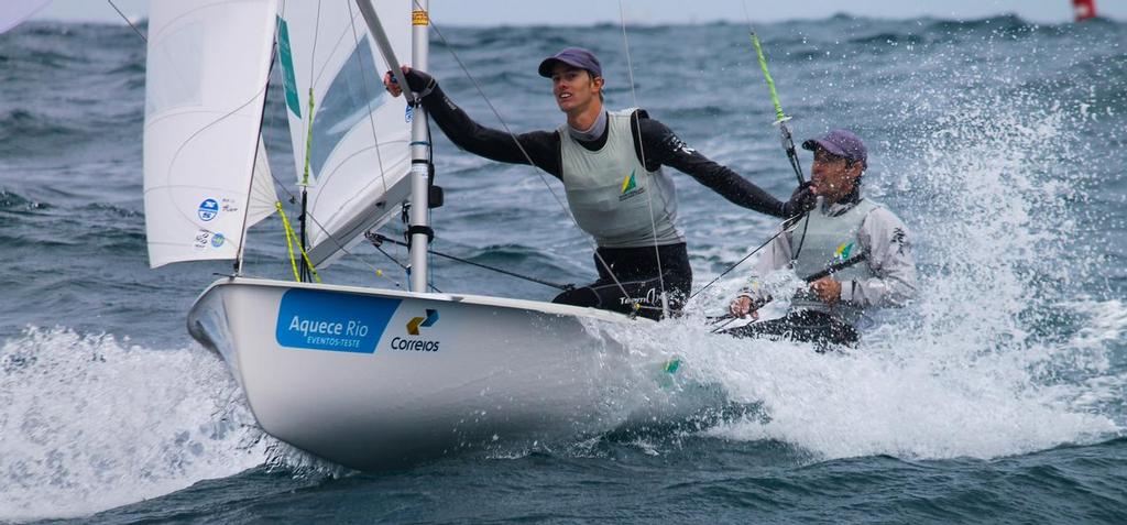 Belcher and Ryan (AUS) 470M - Aqueece Rio – International Sailing Regatta 2014 photo copyright ISAF  taken at  and featuring the  class