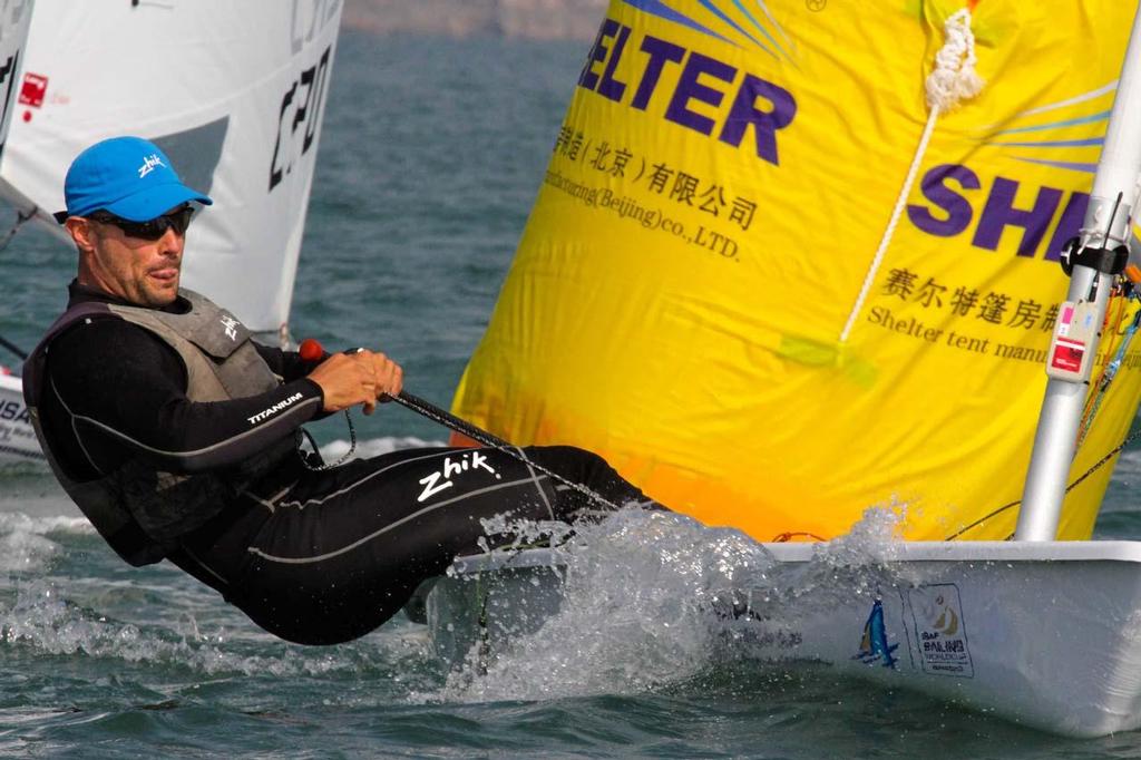 2014 ISAF Sailing World Cup Qingdao, day 1 - Tonci Stipanovic photo copyright ISAF  taken at  and featuring the  class