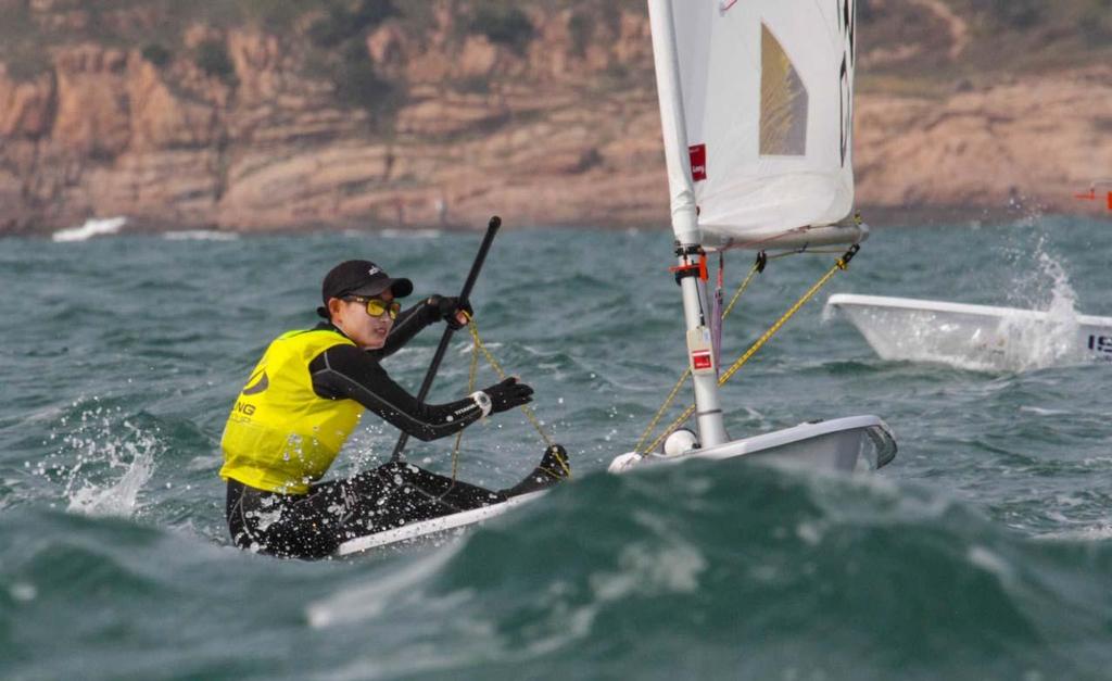 2014 ISAF Sailing World Cup Qingdao - Laser Radial Women photo copyright ISAF  taken at  and featuring the  class