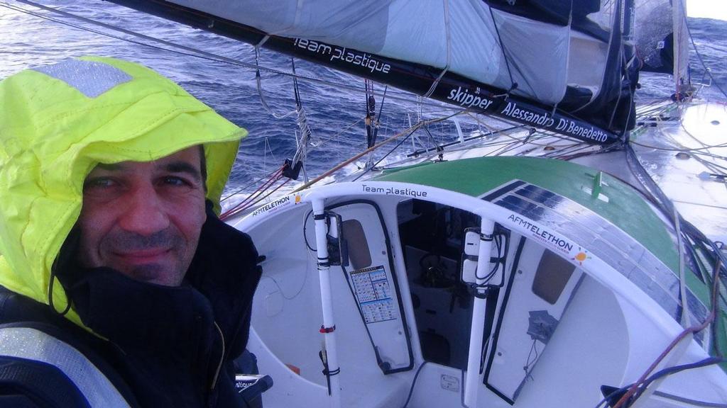 Alessandro di Benedetto - Team Plastique-AFM Telethon - 2014 Route du Rhum photo copyright  DR taken at  and featuring the  class