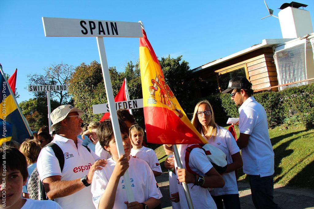 2014 Optimist Worlds - Spanish Team photo copyright  AECIO IODA España / Pep Portas taken at  and featuring the  class