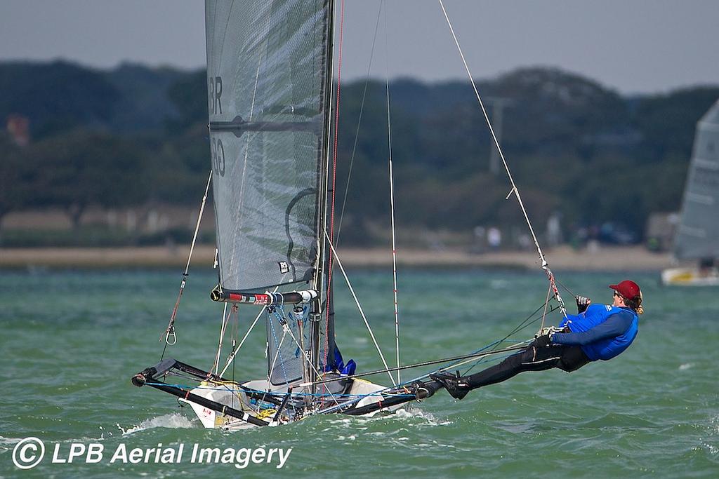 RS800 Grand Prix 2014, Lymington Town Sailing Club, UK. photo copyright  LPB Aerial Imagery taken at  and featuring the  class