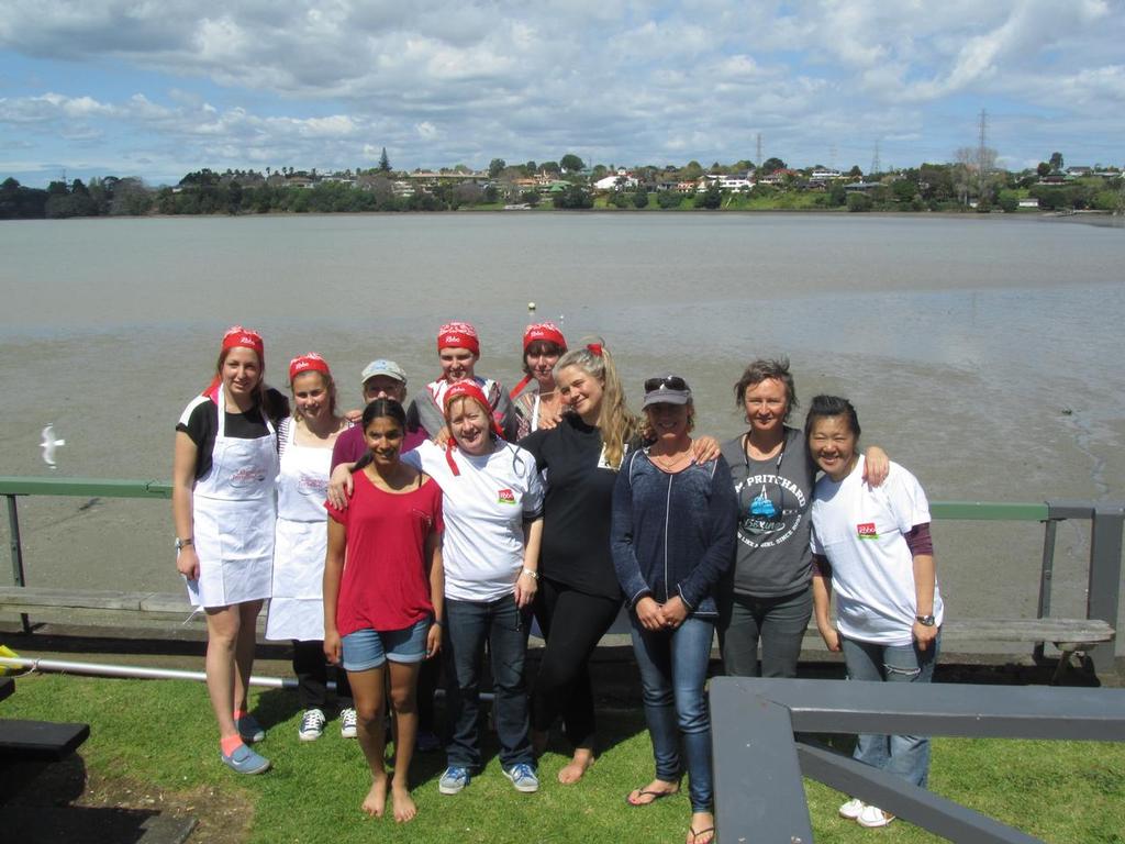 Women sailors for a group photo - Inaugural Auckland Women Laser Cup - 11th October © Chantal Grass