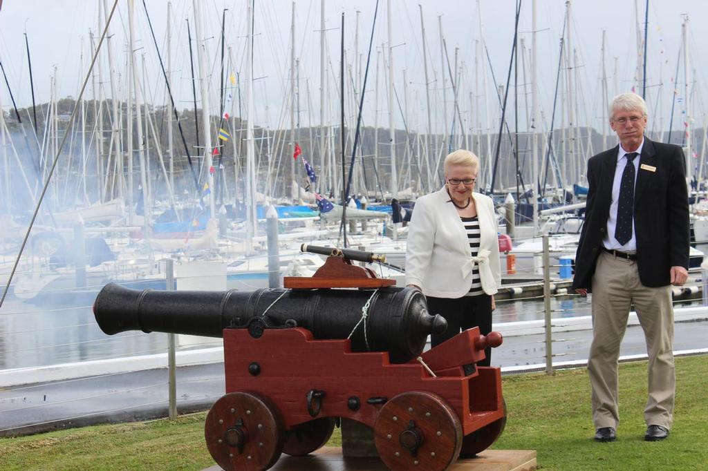 The Honourable Bronwyn Bishop opens the Sailing Season at RPAYC - RPAYC Opening Day Launch 2014 © Brendan Rourke