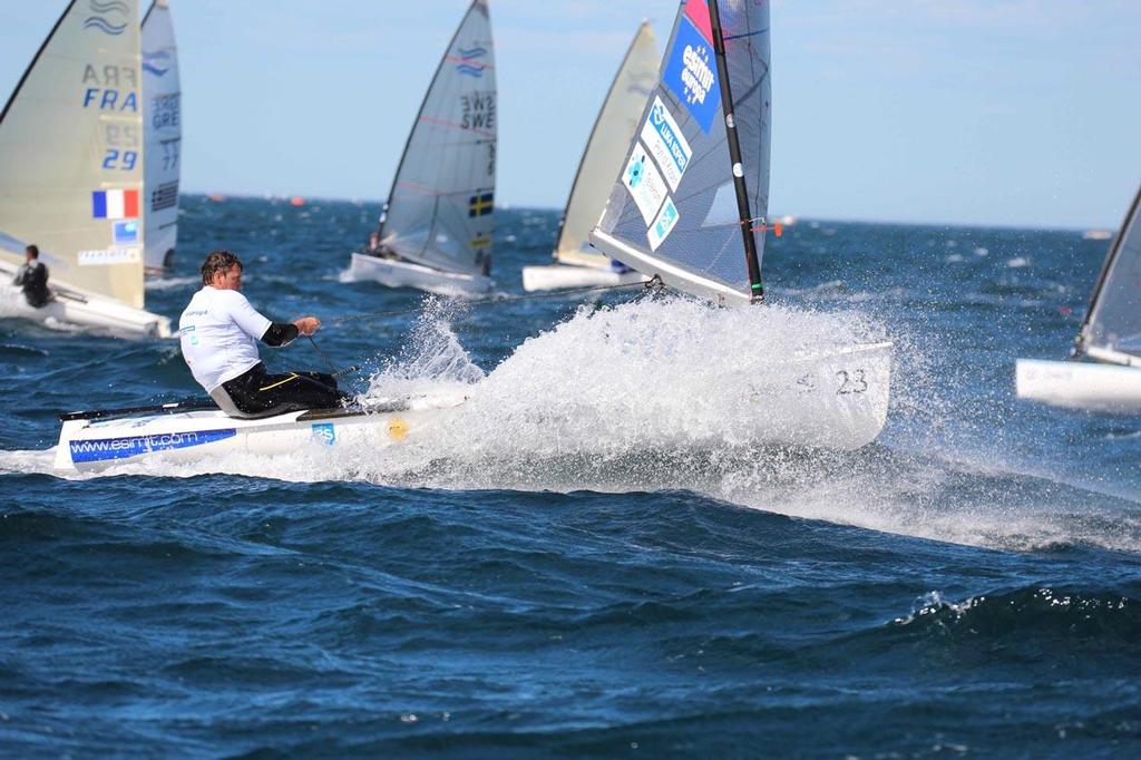 2014 ISAF Sailing World Championship, Santander - Finn photo copyright  Robert Deaves taken at  and featuring the  class