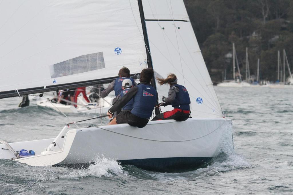 Testing the new Elliot 7's - Harken International Youth Match Racing Regatta photo copyright Brendan Rourke taken at  and featuring the  class