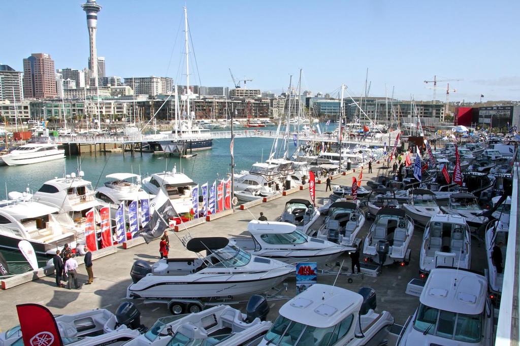 Auckland On The Water Boatshow gets underway on September 28, 2017 at the Viaduct Harbour photo copyright Richard Gladwell www.photosport.co.nz taken at  and featuring the  class