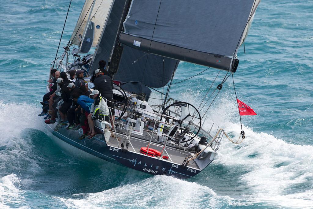 Alive powering downwind - Audi Hamilton Island Race Week 2014 photo copyright Andrea Francolini http://www.afrancolini.com/ taken at  and featuring the  class