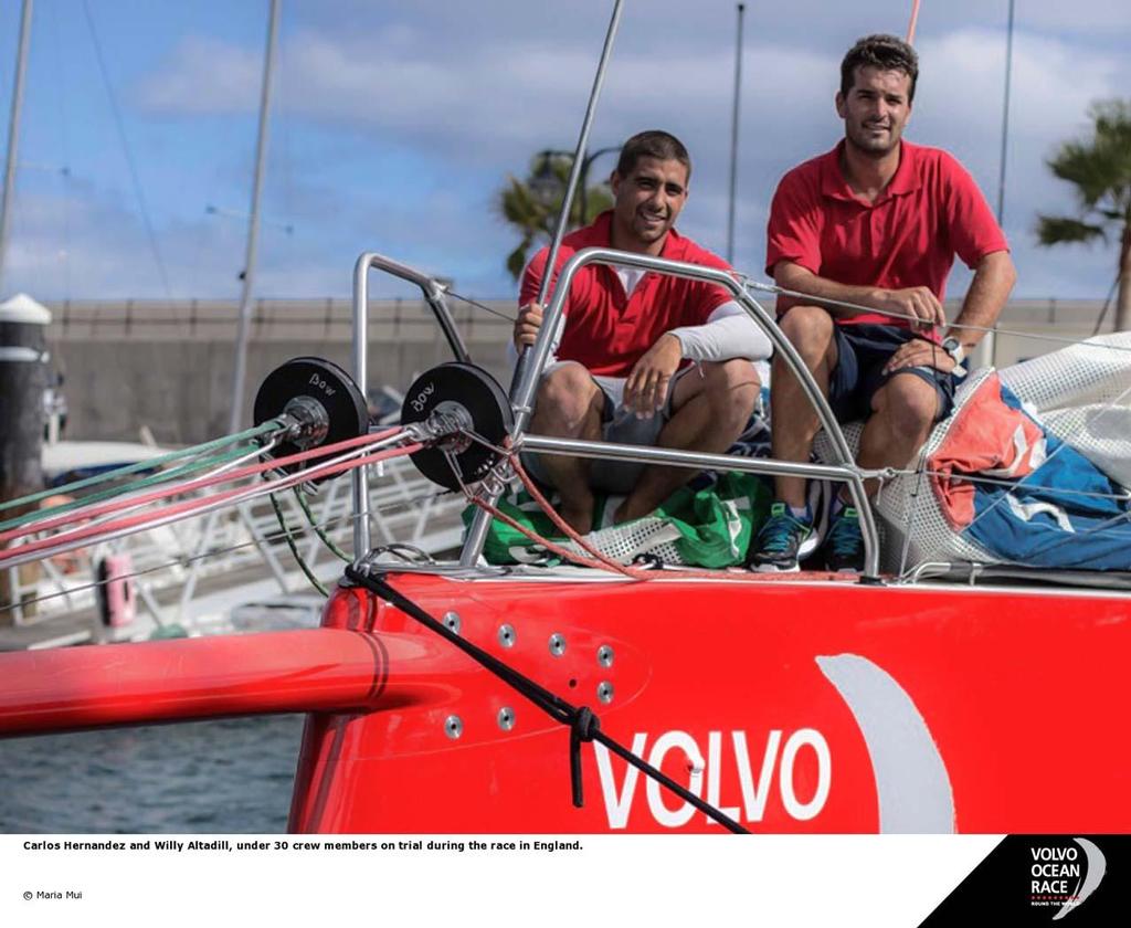 Carlos Hernandez and Willy Altadill - Volvo Ocean Race photo copyright Maria Muina taken at  and featuring the  class