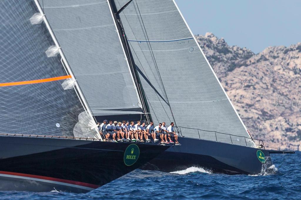 FIREFLY (NED) and HIGHLAND FLING (MON) at the start - 2014 Max Yacht Rolex Cup photo copyright  Rolex / Carlo Borlenghi http://www.carloborlenghi.net taken at  and featuring the  class