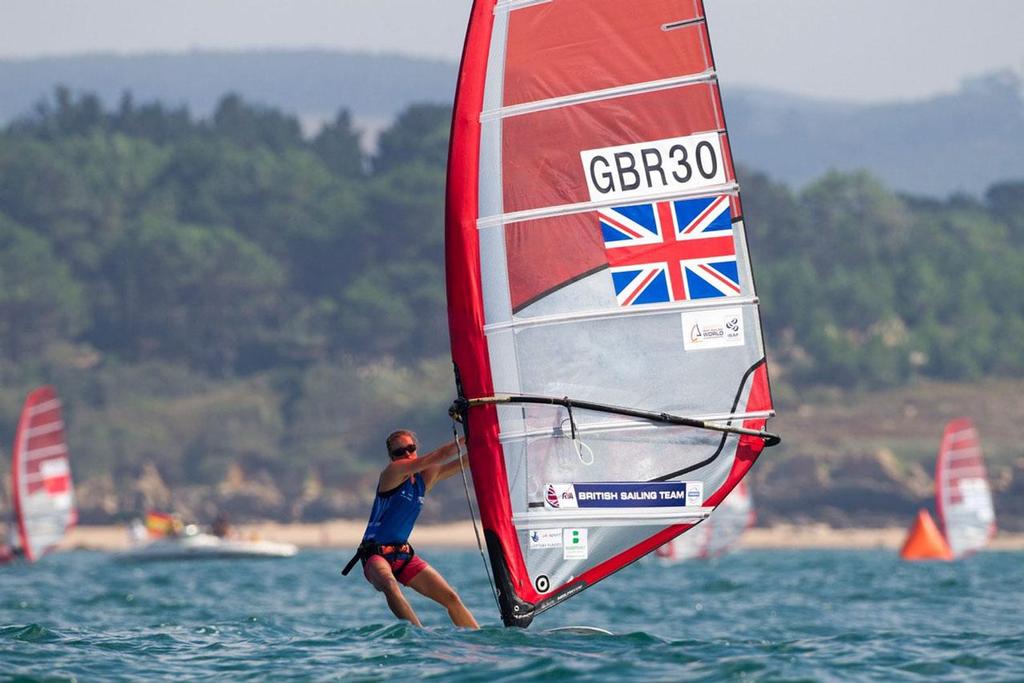 2014 ISAF Sailing World Championships, Santander - Izzy Hamilton, RS:X Women © Richard Langdon/British Sailing Team