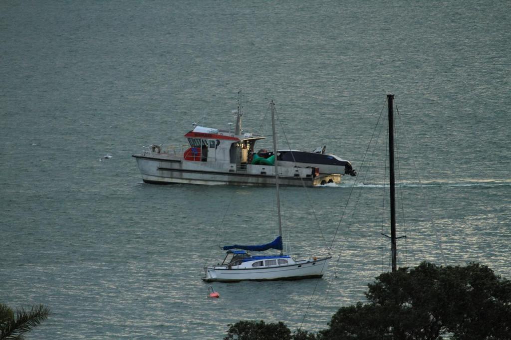  - Small boat fire off Waitangi, Bay of Islands © Steve Western www.kingfishercharters.co.nz