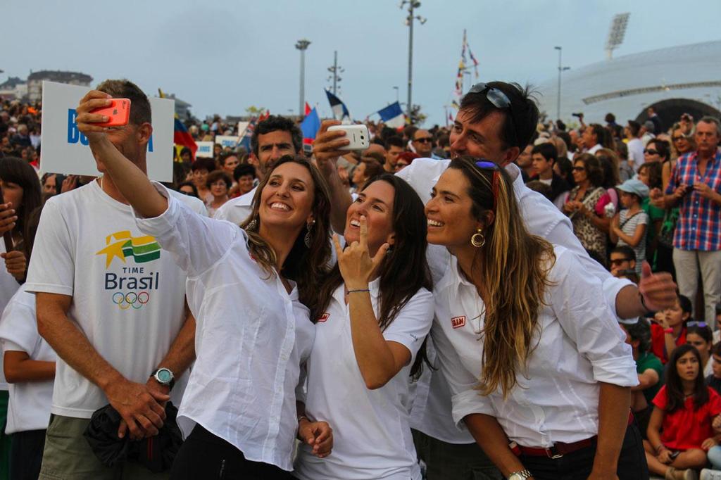 Opening Ceremony - Brazilian Selfie - 2014 ISAF Sailing World Championships Santander photo copyright ISAF  taken at  and featuring the  class