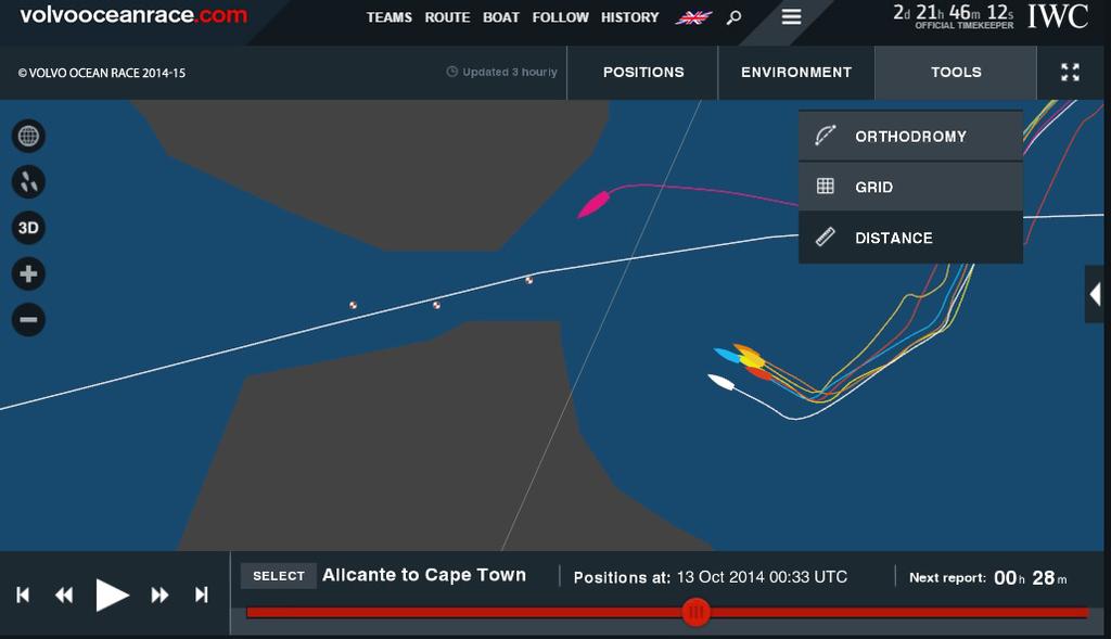 Report-1-3 photo copyright Virtual Eye/Volvo Ocean Race http://www.virtualeye.tv/ taken at  and featuring the  class