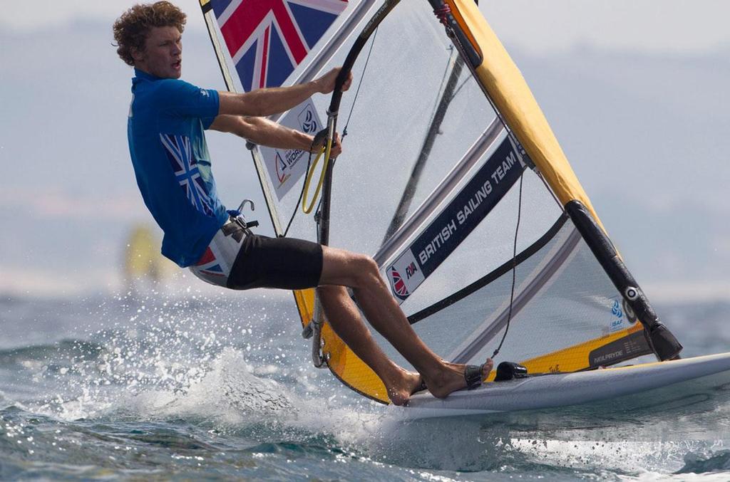 2014 ISAF Sailing World Championships, Santander - Tom Squires, RS:X Men © Richard Langdon/British Sailing Team