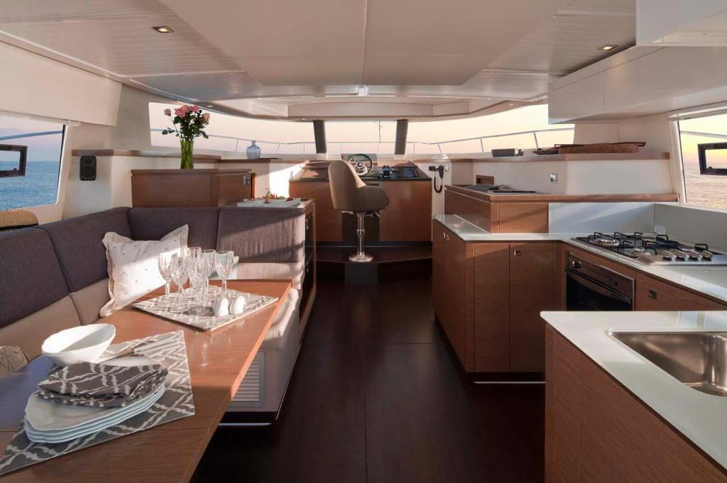Interior of the Summerland 40 LR photo copyright Forest Johnson taken at  and featuring the  class